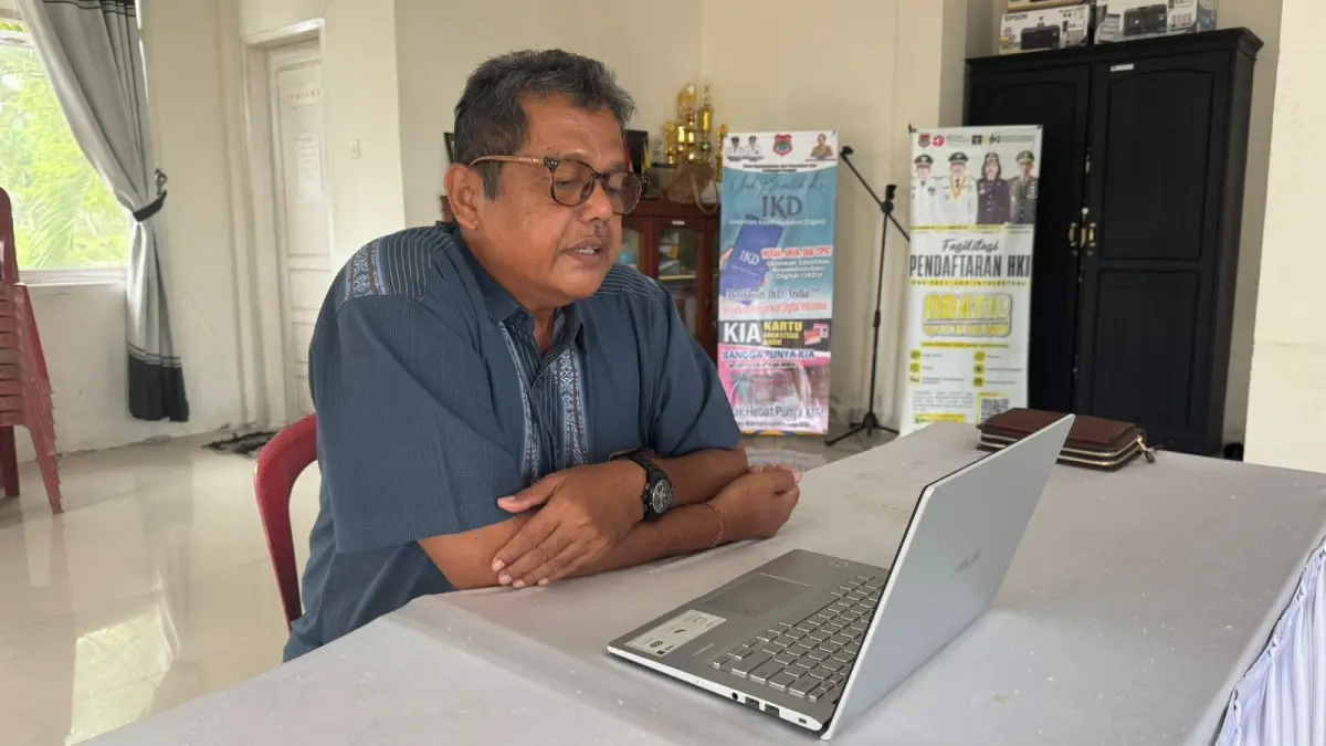 Kepala Divisi Pelayanan Hukum Kanwil Kemenkum Sulteng, I Putu Dharmayasa, hadir sebagai narasumber mewakili Kepala Kantor Wilayah.(DOK KEMENKUM SULTENG)