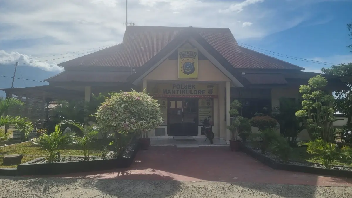 Kepolisian Sektor (Polsek) Mantikulore.(MOH FATHAHILA)