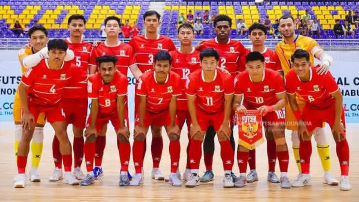 Timnas Futsal Indonesia dipastikan menghadapi Vietnam pada babak semifinal ASEAN Futsal Championship 2026.(Twitter/@timnasfutsal)