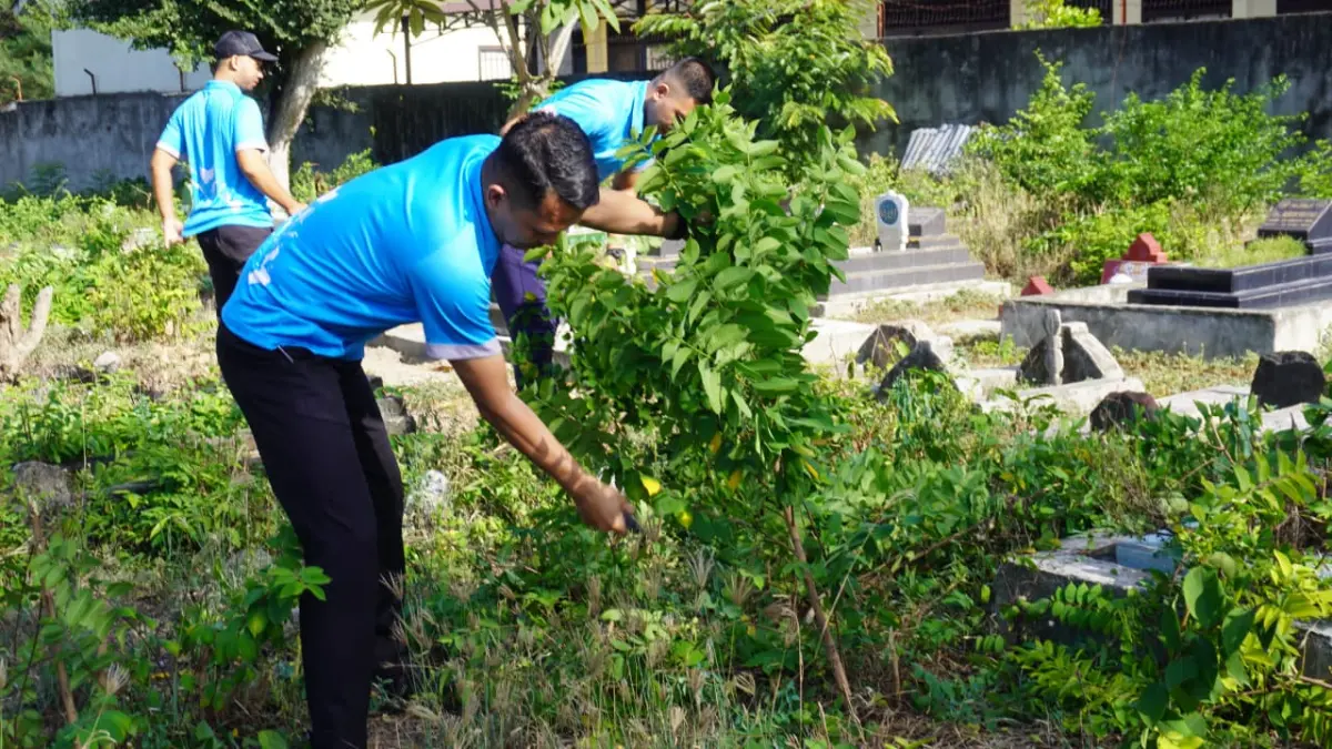 Area pemakaman di Jalan Ramba, Kota Palu, Diakui warga sekitar kurang terawat.(DOK DITJENPAS SULTENG)