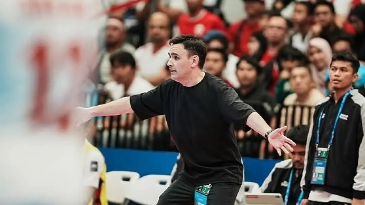 Pelatih Futsal Timnas Indonesia, Hector Souto.(Instagram/@timnasfutsal)