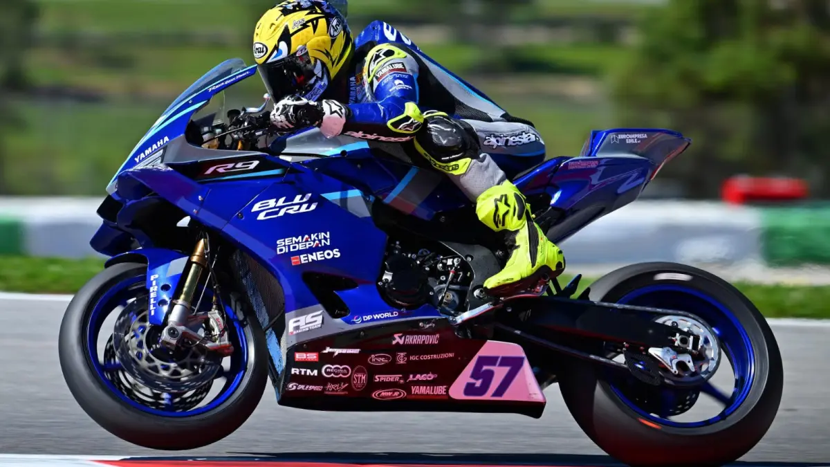 Pembalap muda Indonesia, Aldi Satya Mahendra.(DOK YAMAHA)