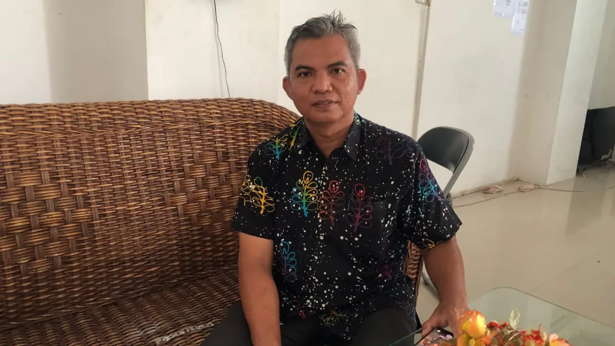 Penyuluh Perindustrian dan Perdagangan Disperdagind Kota Palu, Amsal.(RINA ABD HALIK)