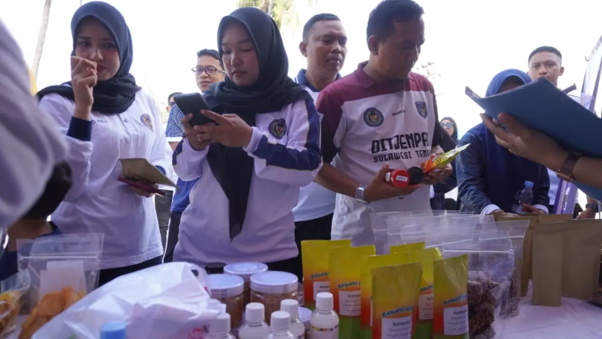 Gerakan Cinta Produk Narapidana yang digelar Kanwil Ditjenpas Sulawesi Tengah di Lapas Kelas IIA Palu, Jumat (10/4/2026).(DOK DITJENPAS SULTENG)