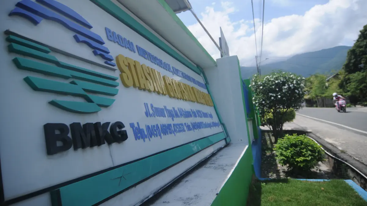 Kantor BMKG Stasiun Geofisika Kelas I Palu.(MUGNI SUPARDI)