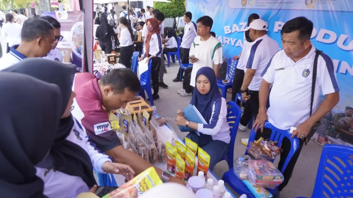 Pameran bertajuk Gerakan Cinta Produk Narapidana yang digelar di Lapas Kelas IIA Palu, Jumat (10/4/2026).(DOK DITJENPAS SULTENG)