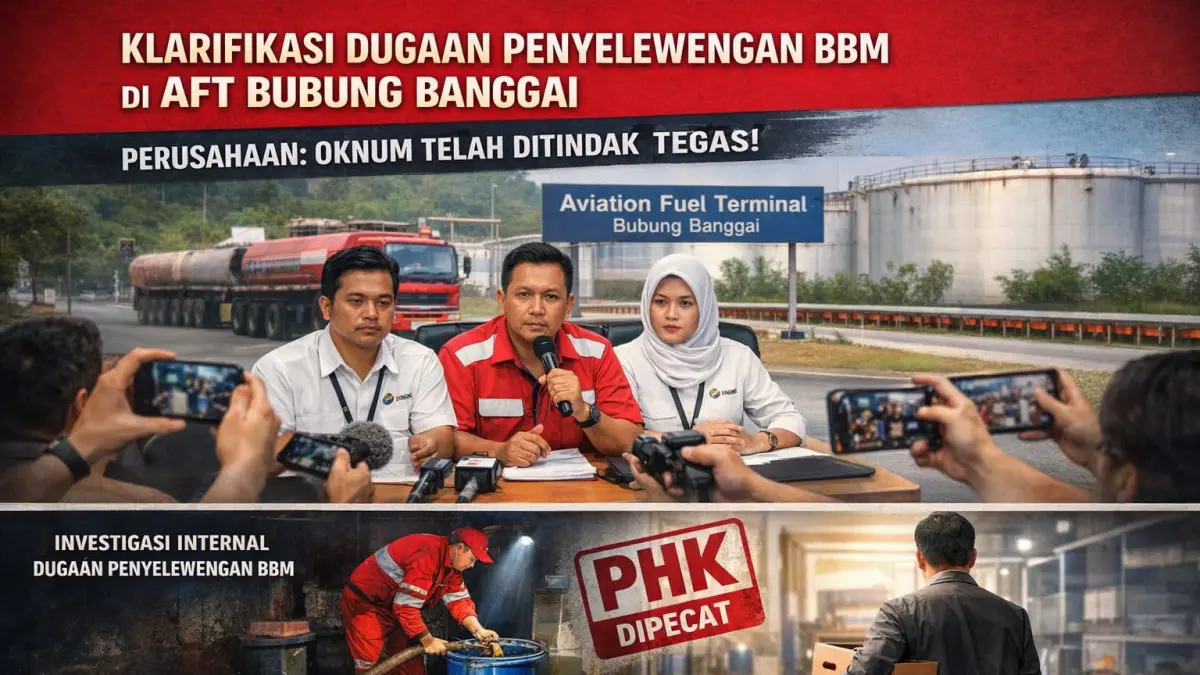Perusahaan buka suara soal dugaan penyelewengan BBM di AFT Bubung Banggai, tegaskan komitmen integritas operasional. (Ilustrasi)
