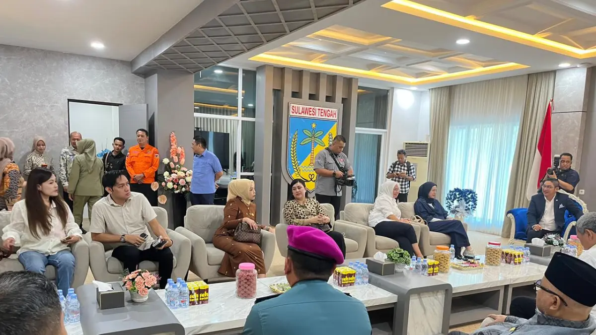 RAKOR: Suasana rakor yang digelar Kemenpolhukam di Sulteng.(FOTO: HUMAS DPRD SULTENG/RADAR PALU). 