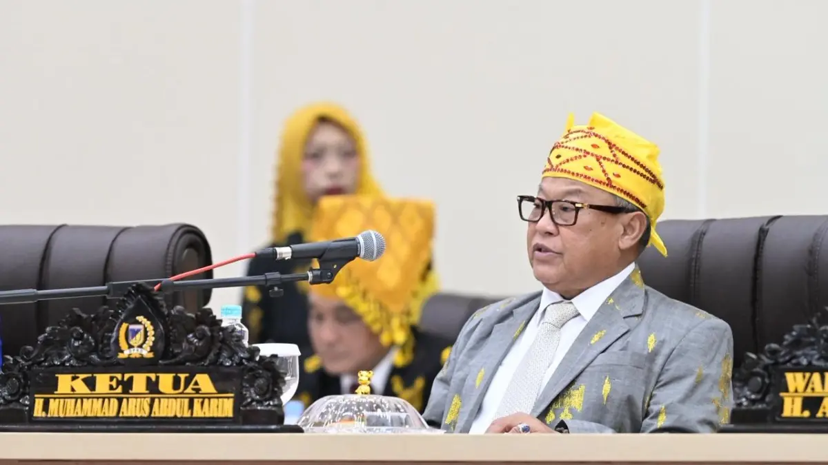 H. Moh. Arus Abd Karim (FOTO: HUMAS DPRD SULTENG/RADAR PALU).