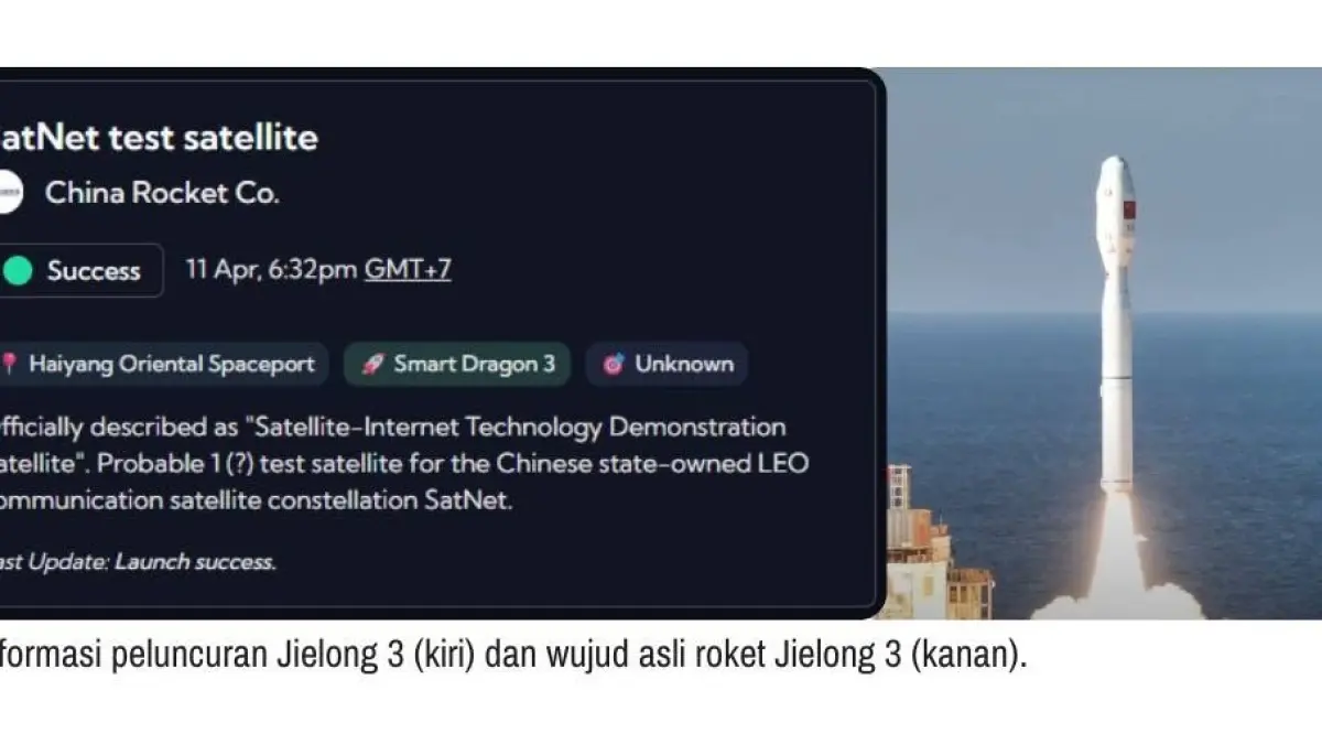 Informasi penelusuran jadwal peluncuran roket global.(Instagram/@infoastronomy)