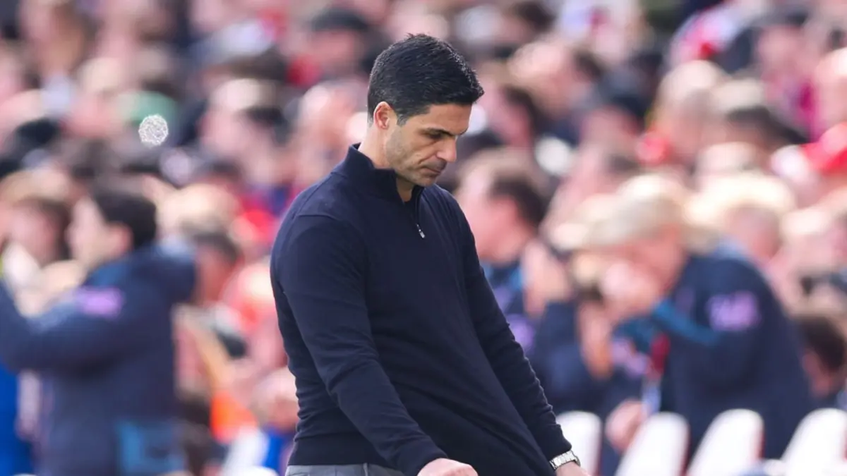  Pelatih Arsenal, Mikel Arteta.(Twitter/FabrizioRomano)