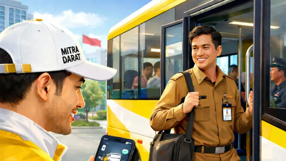 Ilustrasi menggunakan AI