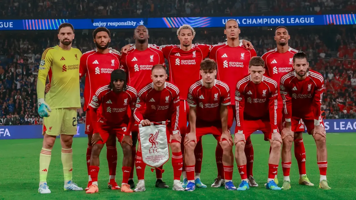 Liverpool akan melakoni leg kedua perempat final Liga Champions melawan Paris Saint-Germain (PSG), Rabu (15/4/2026) dini hari WIB.(Twitter/@LFC)
