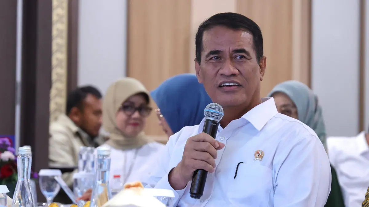 Menteri Pertanian Andi Amran Sulaiman memastikan sinyal kuat ketahanan pangan nasional.(Humas Kementan RI)