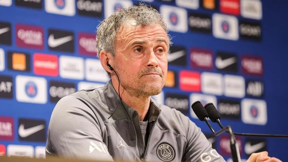 Pelatih Paris Saint-Germain (PSG), Luis Enrique.(Twitter/@FabrizioRomano)
