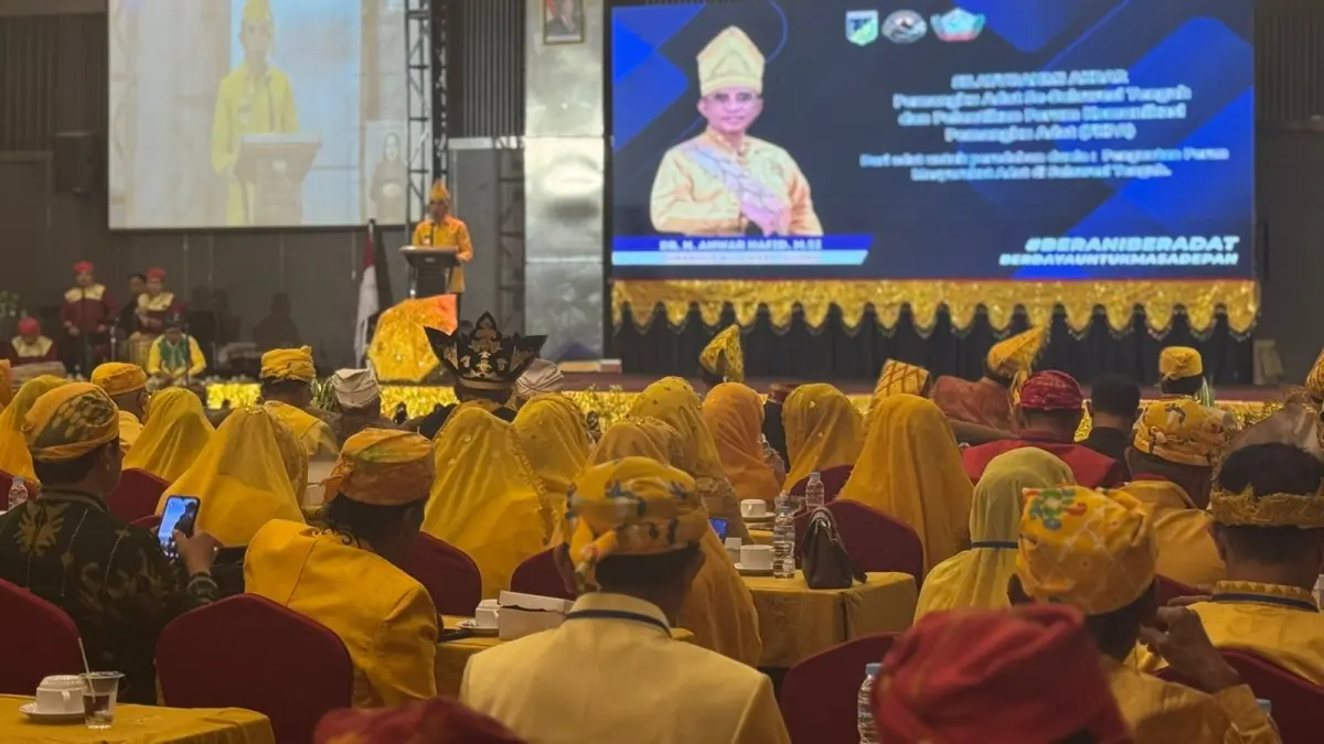 Silaturahmi Akbar Pemangku Adat se-Sulawesi Tengah.(DOK Kemenkum Sulteng)