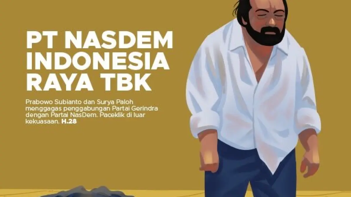 Cover majalah Tempo yang dipersoalkan sejumlah kader NasDem.