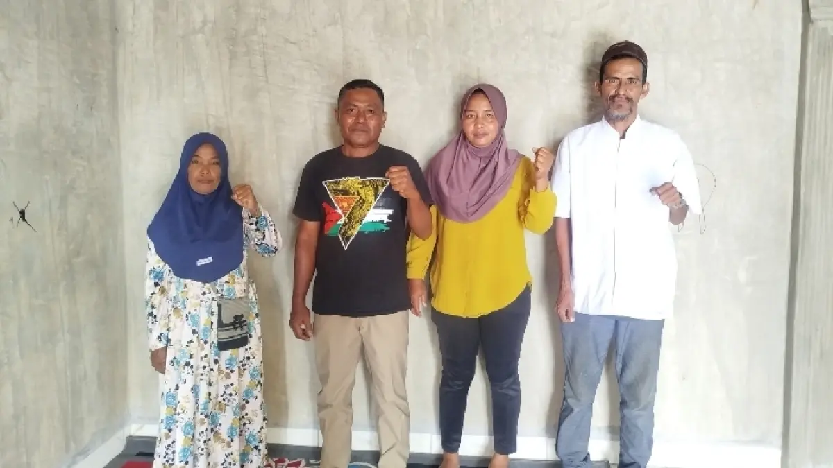 JAGA KAMTIBMAS: Serikat Tani Kabupaten Sigi menyerukan dan bertekad untuk menjaga Kamtibmas aman dan sentosa, menjelang Hari Buruh.(FOTO: ISTIMEWA/RADAR PALU).