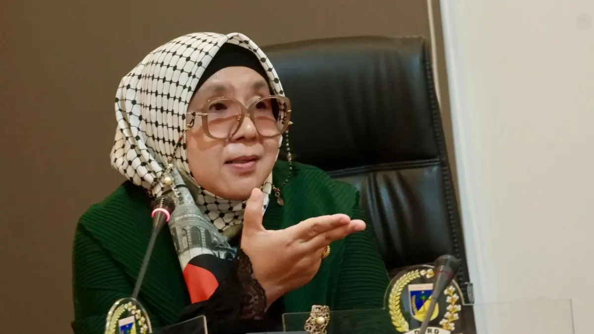 Anggota DPRD Sulteng, Bunda Wiwik. (Annisa Wibdy Radar Palu)