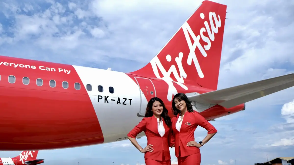 Ilustrasi pesawat AirAsia