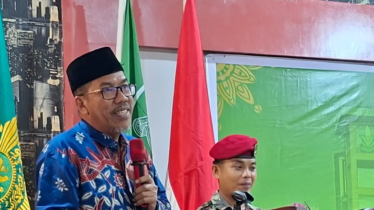 MEMBUKA: Wabup Buol, Moh. Nasir Daimaroto, saat memberikan sambutan di pembukaan Musda Pemuda Muhammadiyah Kabupaten Buol.(FOTO: DINAS KOMINFO KABUPATEN BUOL/RADAR PALU).