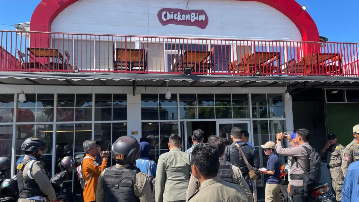 Lokasi Chicken Bim di Jalan Basuki Rahmat, Kota Palu.(APY)