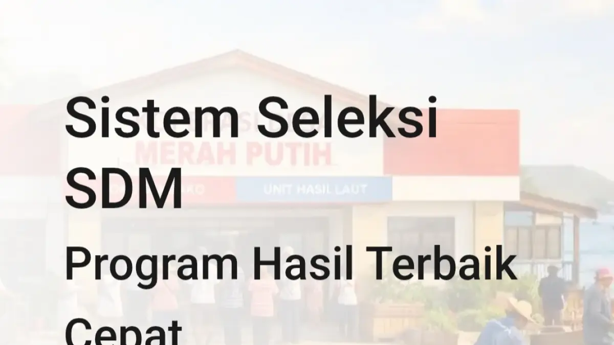 Tampilan portal pendaftaran nasional saat ribuan pelamar berebut akses untuk mengamankan satu dari puluhan ribu posisi manajer koperasi.