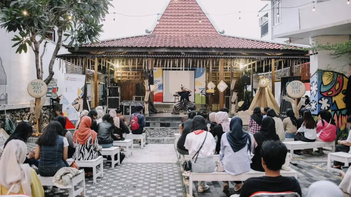 Green Jobs Fest 2026 bertajuk “The Green Skill Shift: Future-Proof Careers Start with Local Green Potentials”.(Foto : Koaksi Indonesia)