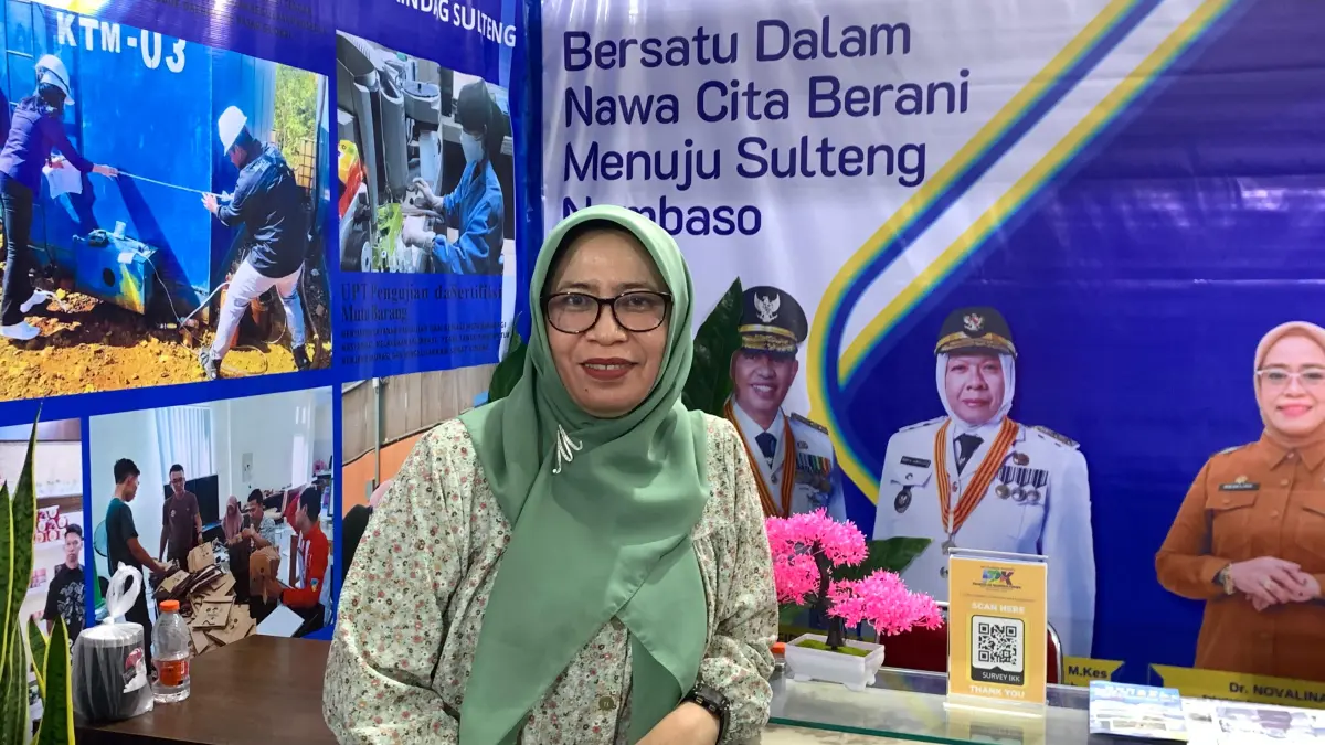 Kepala Bidang Pembangunan Sumber Daya Industri, Andi Musdalifah.(RINA ABD HALIK)