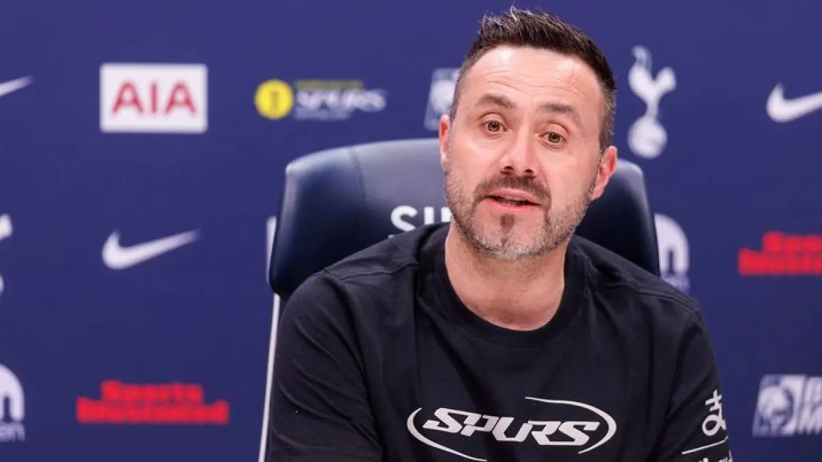 Roberto De Zerbi(tottenhamhotspur.com)