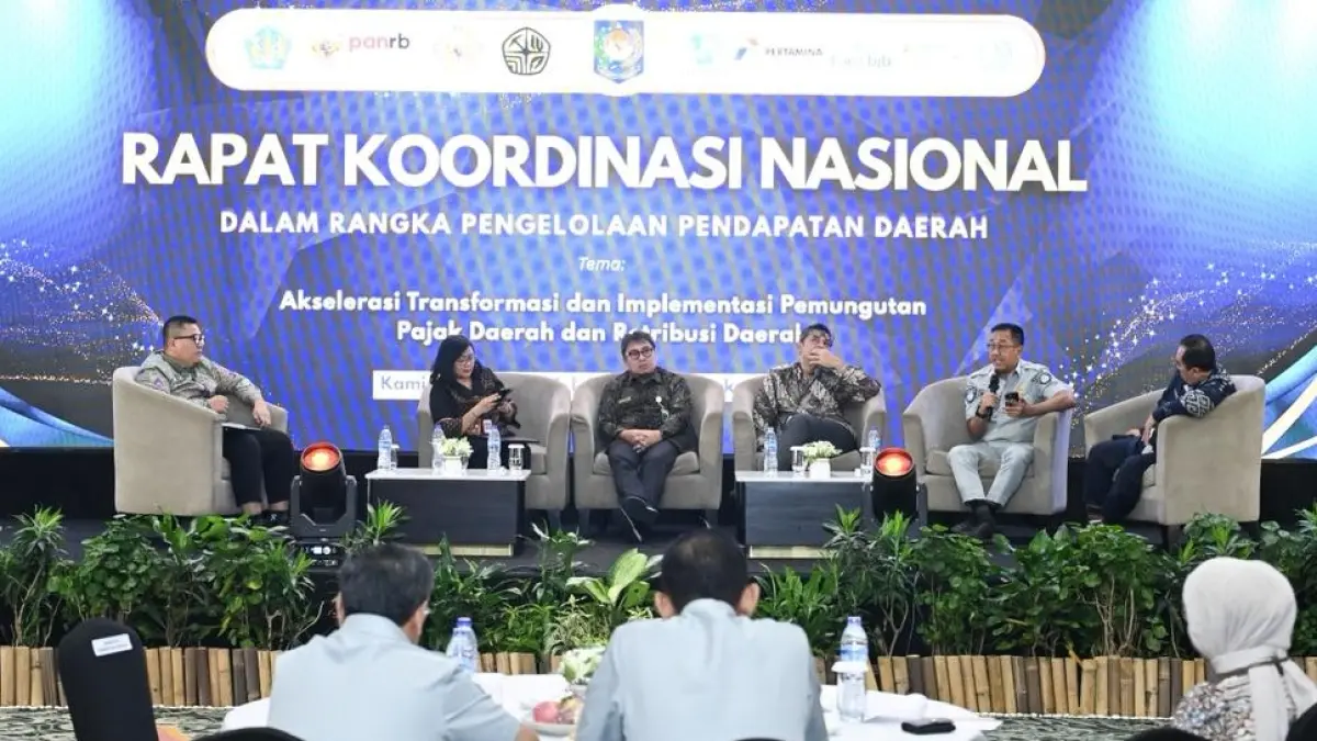 Jasa Raharja turut ambil bagian dalam Rapat Koordinasi Nasional Pengelolaan Pendapatan Daerah Tahun 2026 yang digelar di Jakarta, Kamis (16/4/2026).(DOK Jasa Raharja)