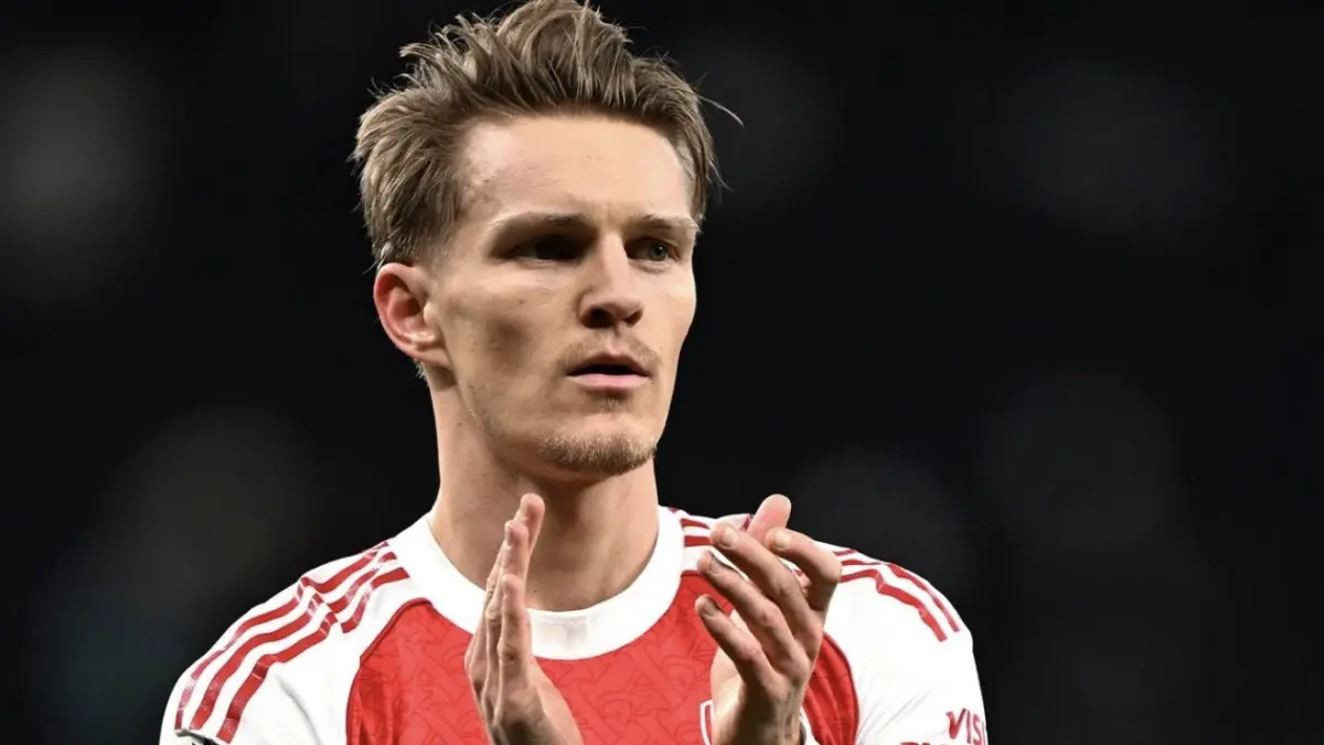 Kapten Arsenal Martin Odegaard.(Twitter/@FabrizioRomano)