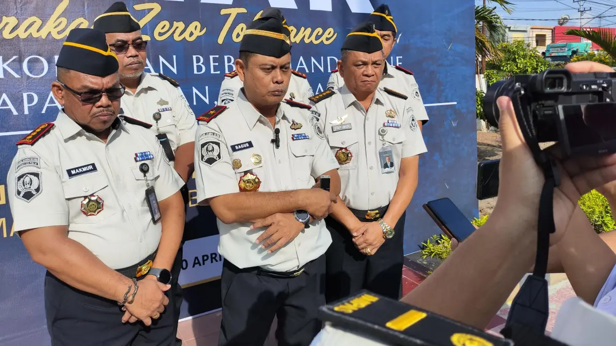 Komitmen kuat memberantas handphone ilegal, pungutan liar, dan narkoba (Halinar) di lingkungan pemasyarakatan.(Dok Ditjenpas Sulteng)