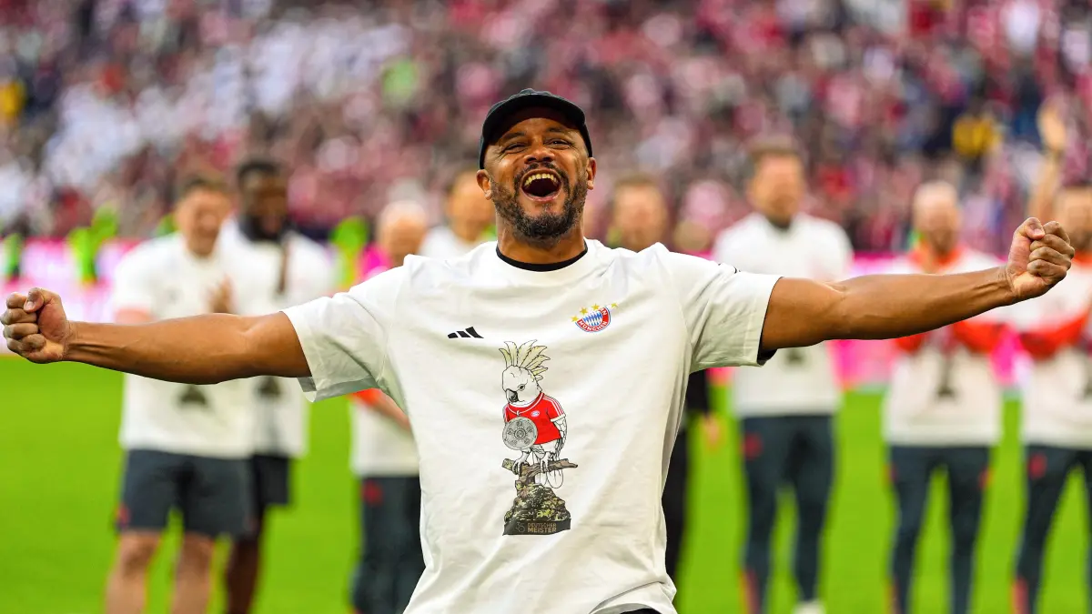 Pelatih Bayern Munchen Vincent Kompany.(Twitter/@FCBayern)