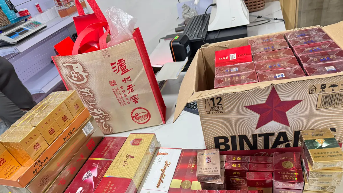 ILEGAL: Barang bukti rokok ilekal yang diamankan Bea Cukai.(FOTO: SUPRIYONO/RADAR PALU)