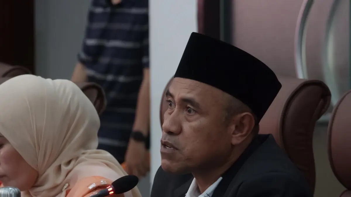 Haji Nanang saat menghadiri Muscab PKB se-Sulawesi Tengah di Palu, yang berlangsung kondusif dengan sejumlah nama kandidat mencuat. (Andika Nur Hikmah/Radar Palu)
