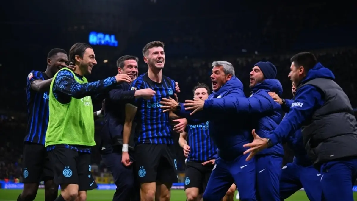 Inter Milan mengalahkan Como 3-2 pada leg kedua semifinal Coppa Italia 2025/2026 di Giuseppe Meazza, Rabu (22/4/2026) dini hari WIB.(inter.it)