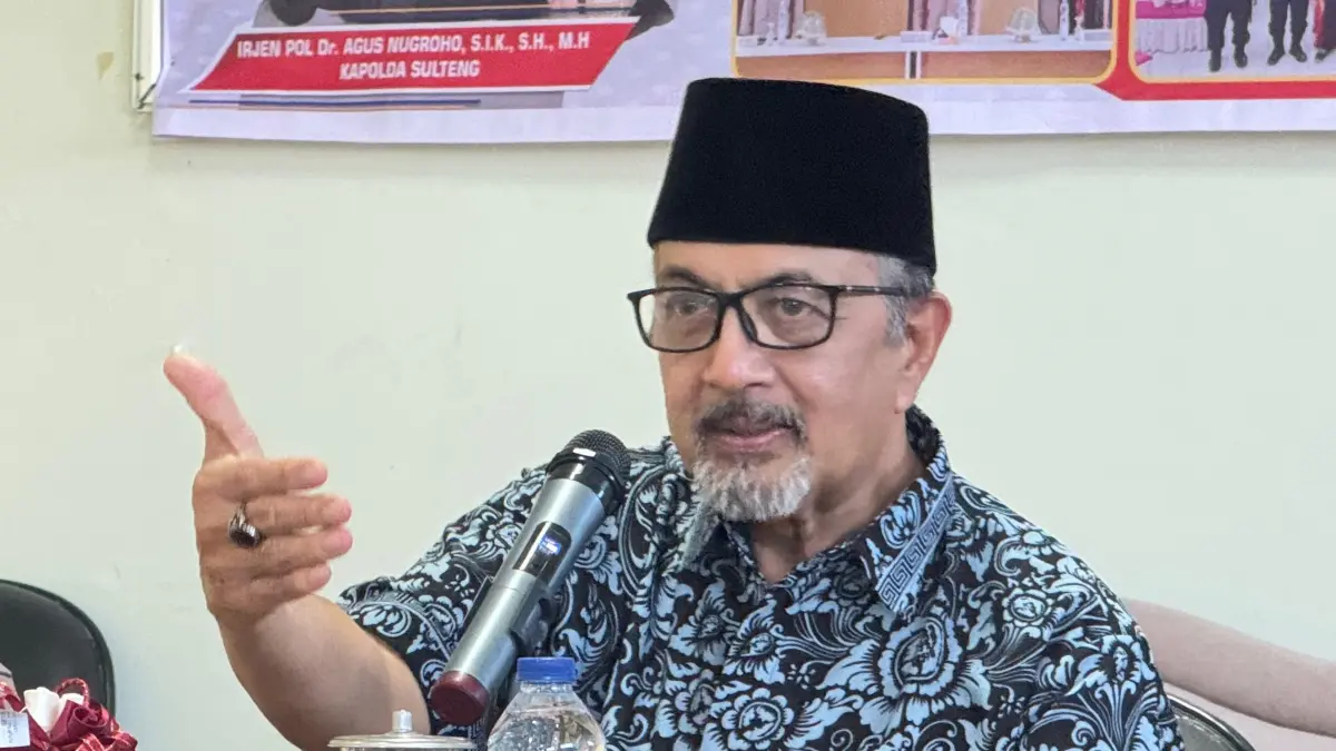 Ketua FKUB Sulawesi Tengah, Prof. Dr. KH. Zainal Abidin.(Dokumentasi Pribadi)