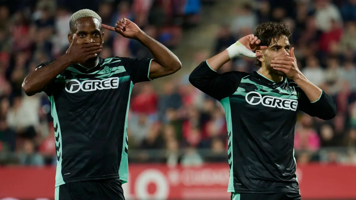 Real Betis berhasil meraih kemenangan atas Girona di Stadion Montilivi, Rabu (22/4/2026).(Twitter/@RealBetis)