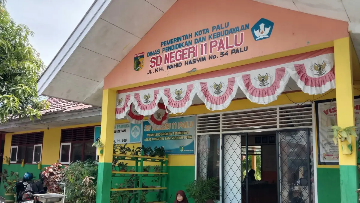 SDN 11 Palu ditengah rencana penerapan tes literasi dasar bagi calon siswa kelas 1.(Ade Safitri/Radar Palu)