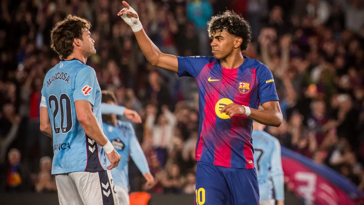Barcelona menundukkan Celta Vigo dengan skor tipis 1-0, Kamis (23/4) dini hari WIB.(Twitter/@FCBarcelona)