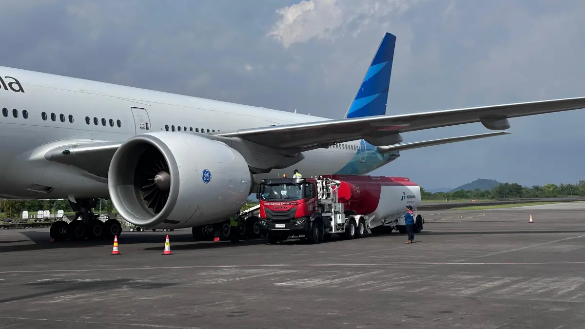 PT Pertamina Patra Niaga menyiapkan lebih dari 80 ribu kilo liter (KL) avtur untuk penerbangan haji pada Tahun 2026.(Dok Pertamina Patra Niaga)