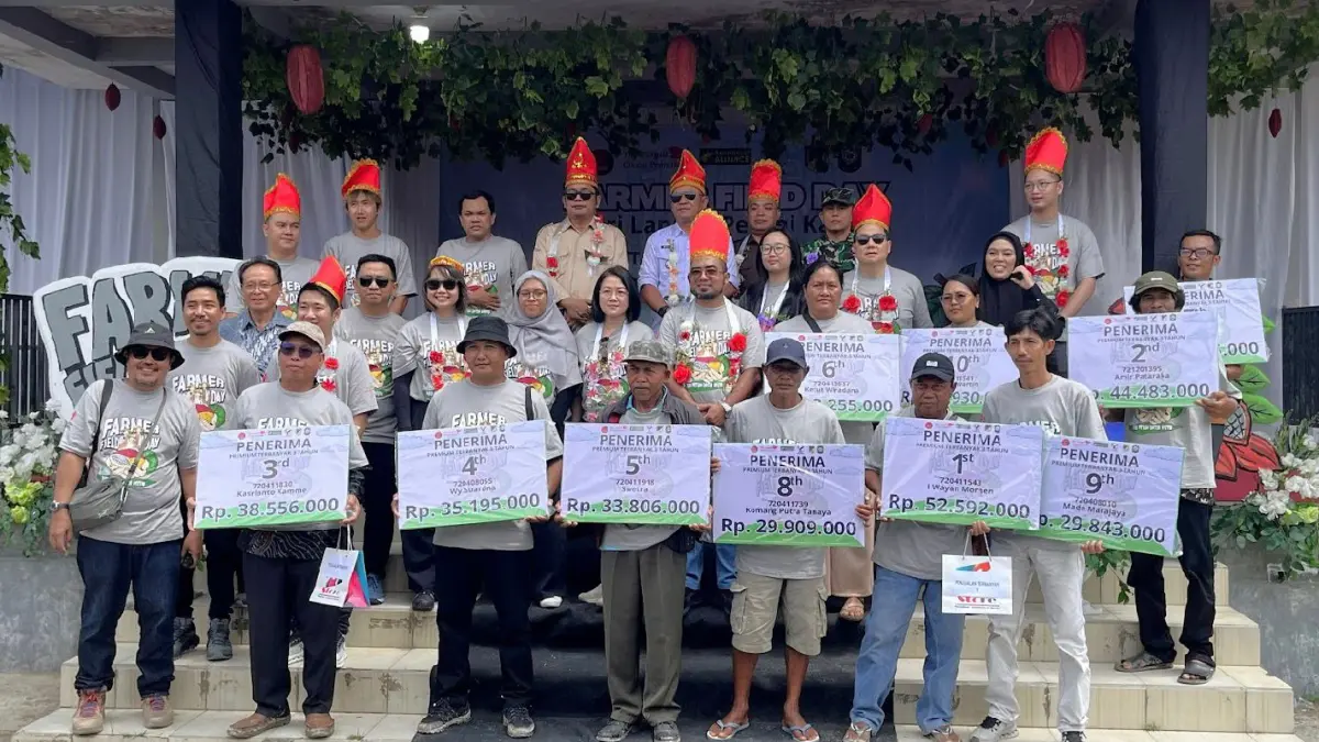 INSENTIF: Penyaluran premi sekitar Rp35 miliar untuk petani kakao di Sulawesi Tengah sebagai bagian program kakao berkelanjutan. (TASWIN)