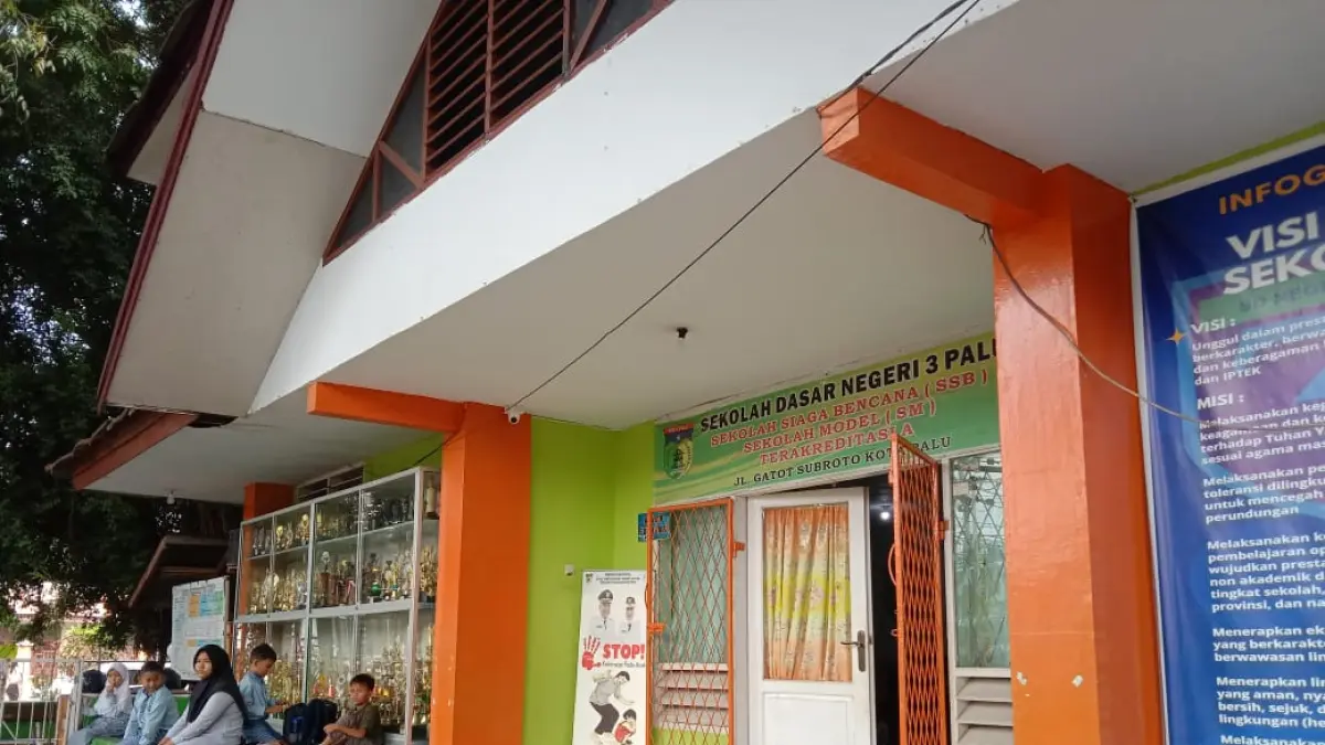 Sekolah SDN 3 Palu yang punya capaian literasi 100 persen, SDN 3 Palu kini berada di posisi yang cukup kuat (Ade Safitri/Radar Palu)