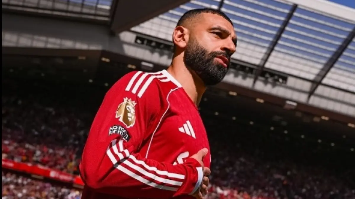 Mohamed Salah, mengalami cedera. (Twitter/@LFC)