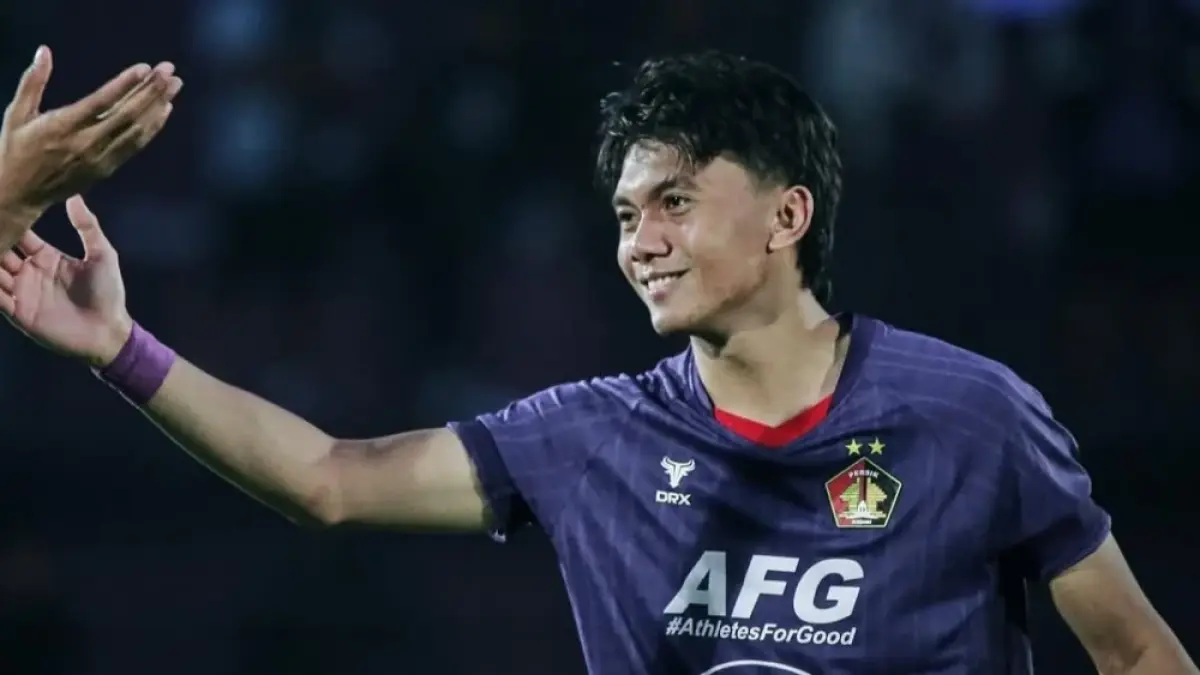 Pemain muda Persik Kediri, Rendy Sanjaya.(ileague.id)
