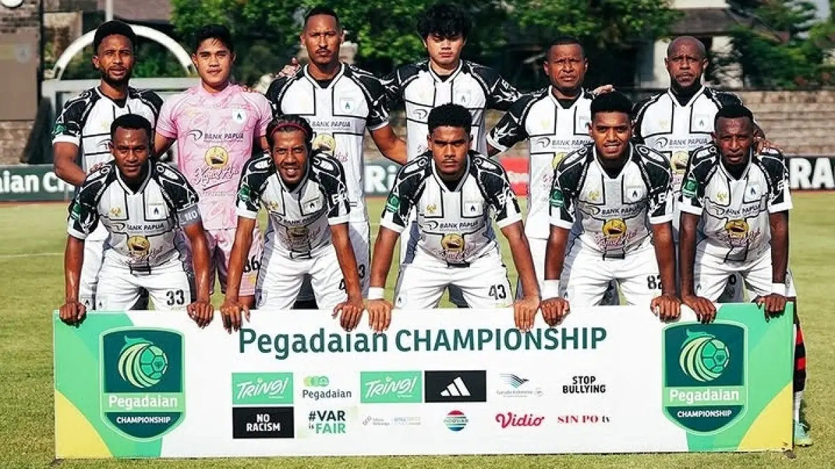 Persipura Jayapura memastikan langkah ke fase selanjutnya Pegadaian Championship 2025/26 dari Grup 2.(Instagram/@persipurapapua1963)