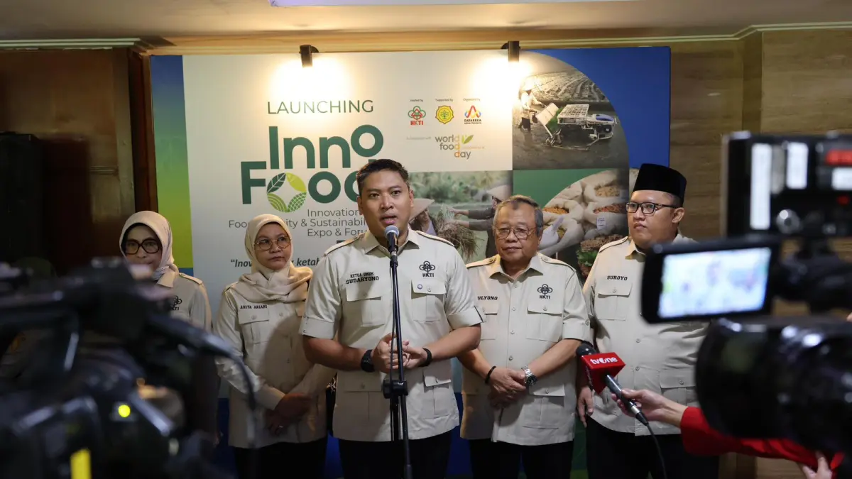 Sudaryono saat HUT HKTI di Jakarta, menegaskan peran organisasi tani mengawal program hingga ke petani. (Humas Kementan)
