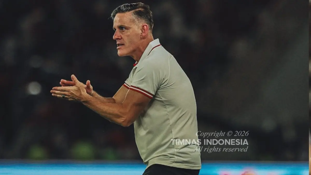 Pelatih kepala Timnas Indonesia, John Herdman.(Twitter/@TimnasIndonesia)