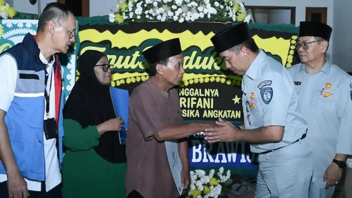 Dalam waktu kurang dari 24 jam, santunan telah diserahkan kepada empat keluarga korban meninggal dunia.(Dok Jasa Raharja)
